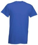 Tricou T-shirt bumbac albastru royal KP286